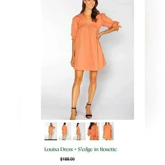 S’Edge Louisa Babydoll Dress New NWOT Casual Party Scandi Girl - Picture 12 of 12